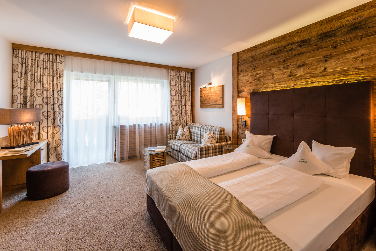 Zimmer im Hotel Jagdhof in Südtirol