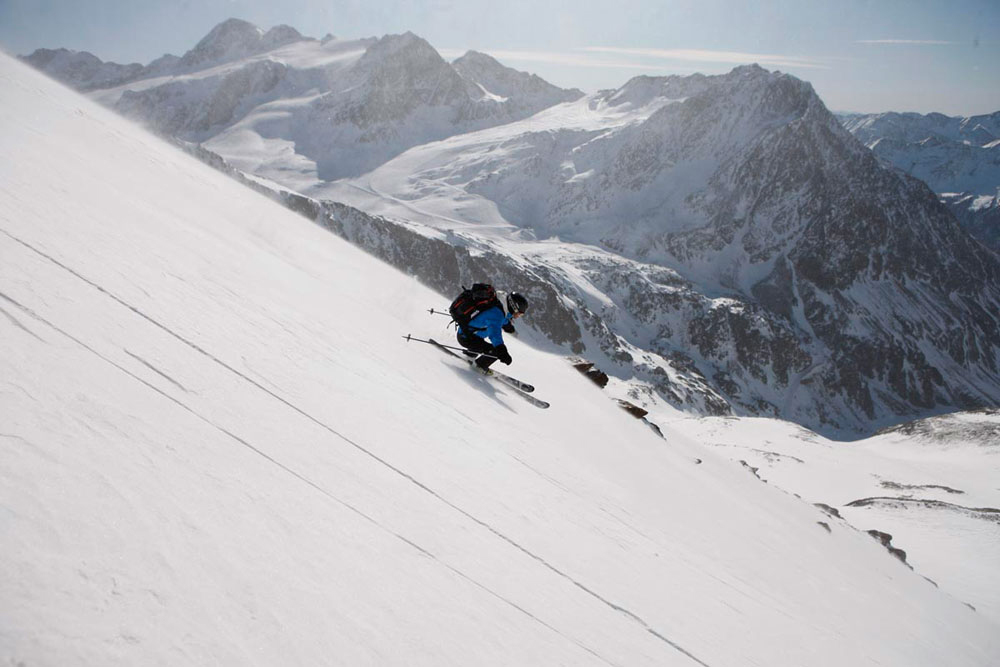 Skigebiet Schnalstaler Gletscher in Südtirol